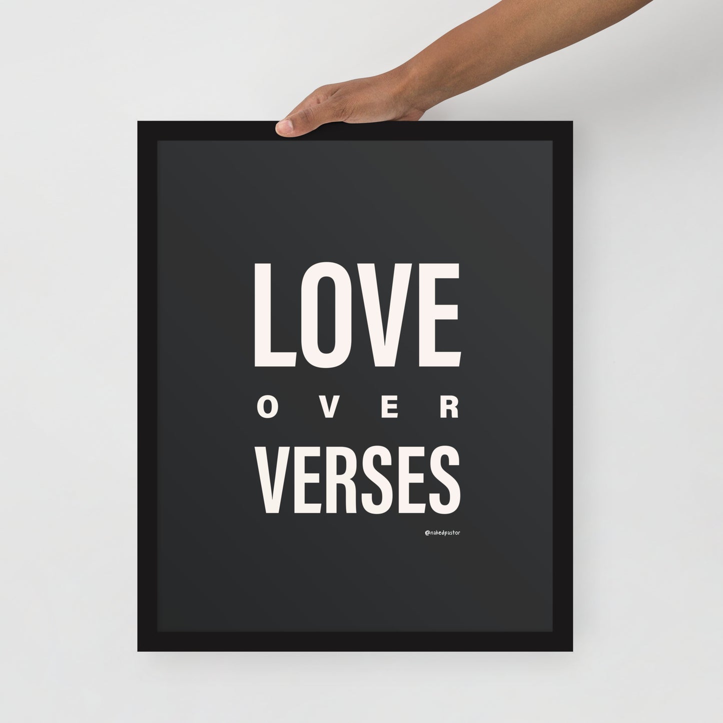 Love Over Verses Print-Drawings-nakedpastor