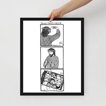 Jesus Takes a Selfie Print-Cartoons-nakedpastor