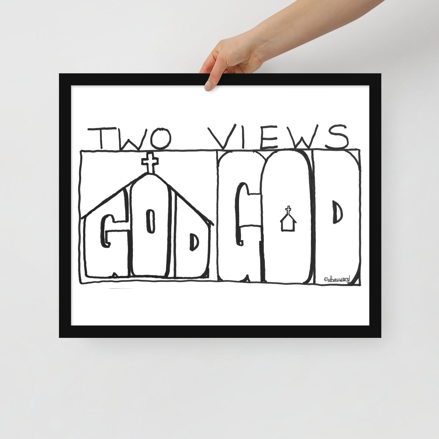 Two Views Print-Cartoons-nakedpastor