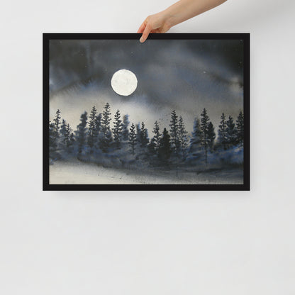 I Can Walk in Darkness Watercolor Print