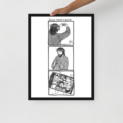 Jesus Takes a Selfie Print-Cartoons-nakedpastor