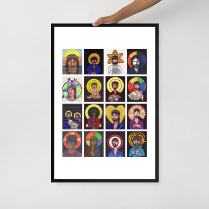 Christ Collage Print