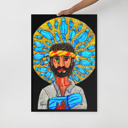 Gaze Image of Christ Print