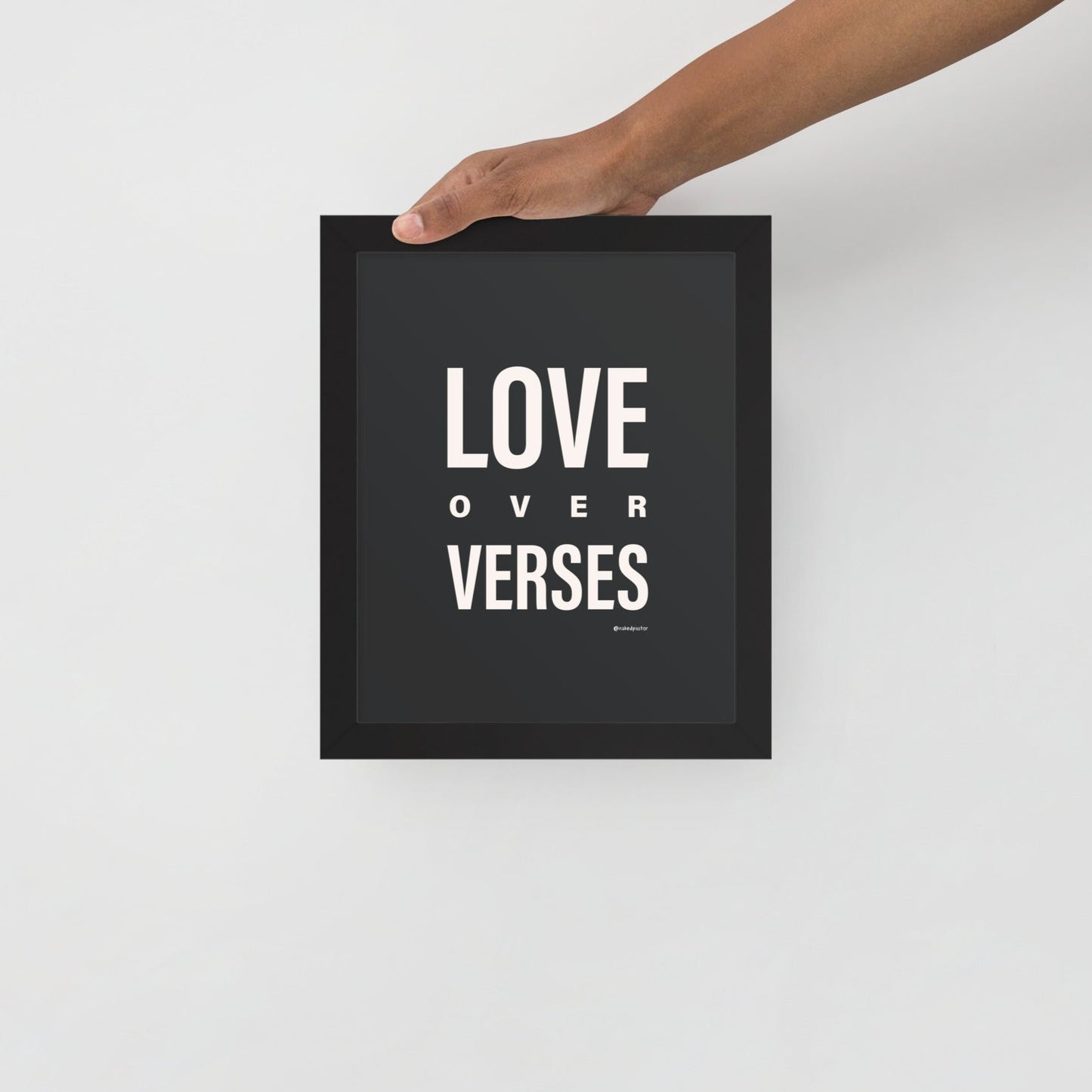 Love Over Verses Print-Drawings-nakedpastor