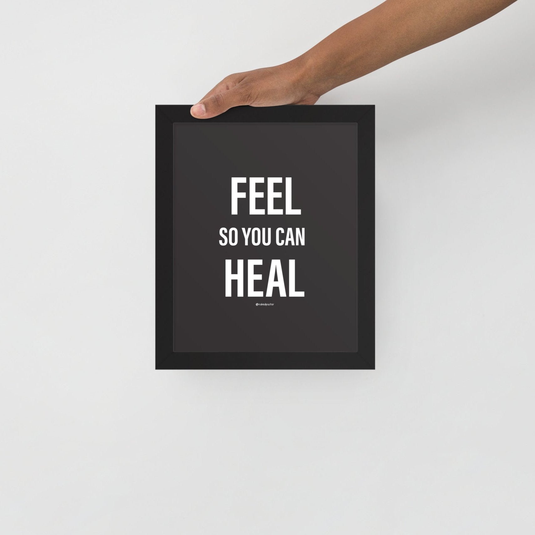 Feel So You Can Heal - Black-Drawings-nakedpastor