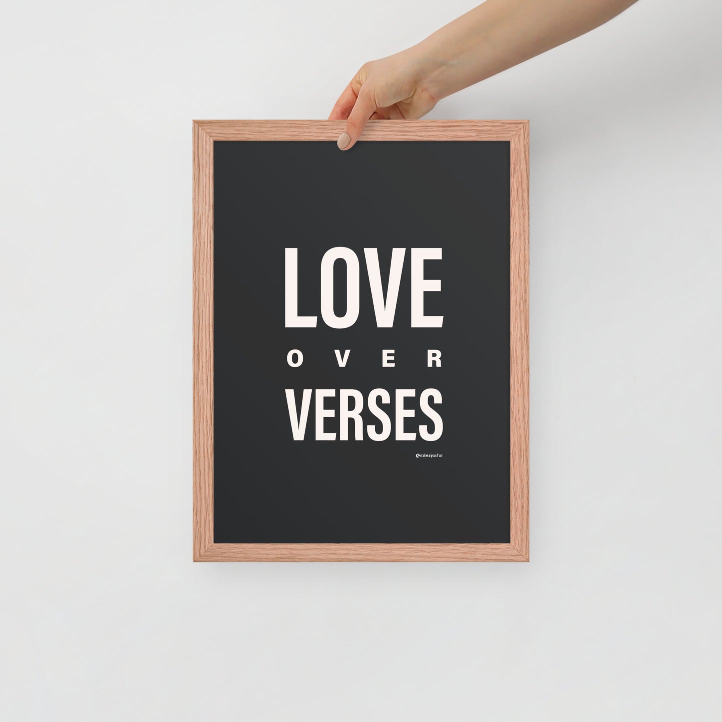 Love Over Verses Print-Drawings-nakedpastor