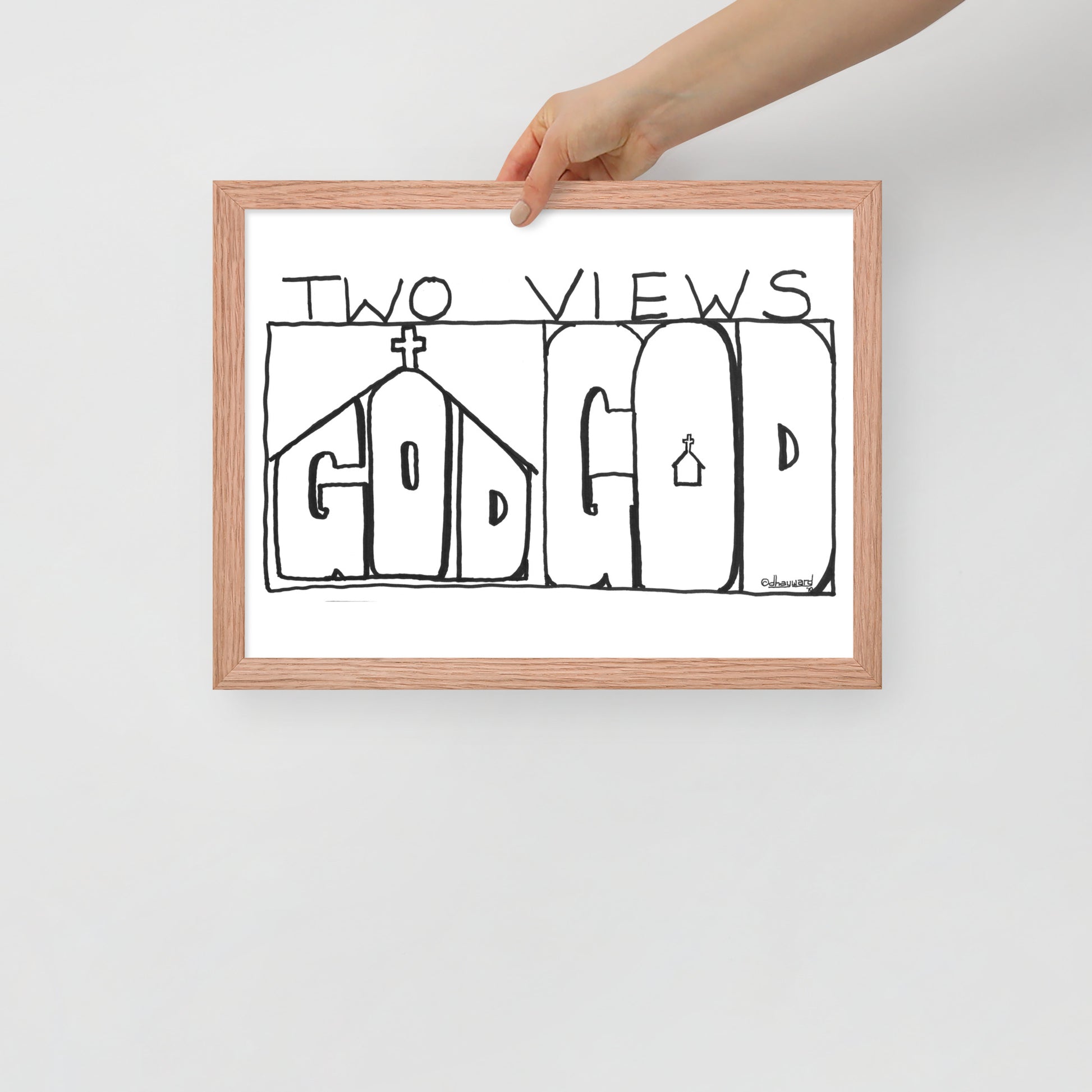 Two Views Print-Cartoons-nakedpastor