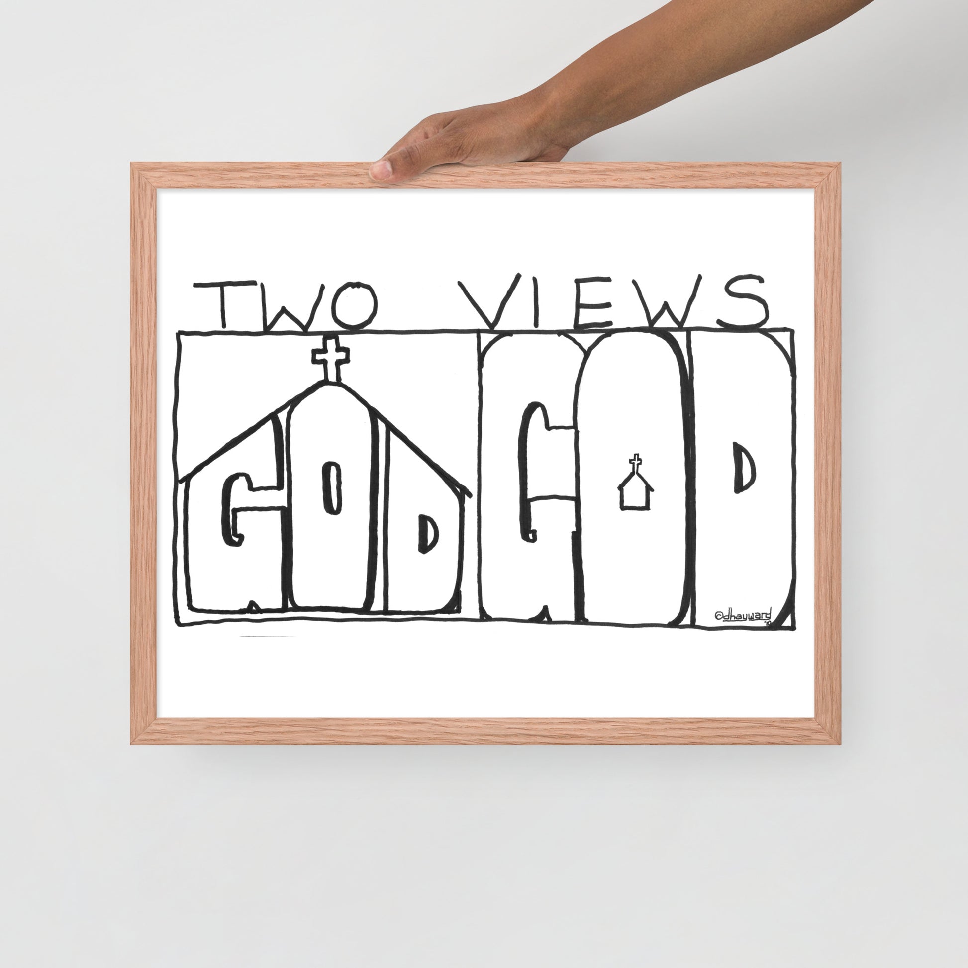 Two Views Print-Cartoons-nakedpastor