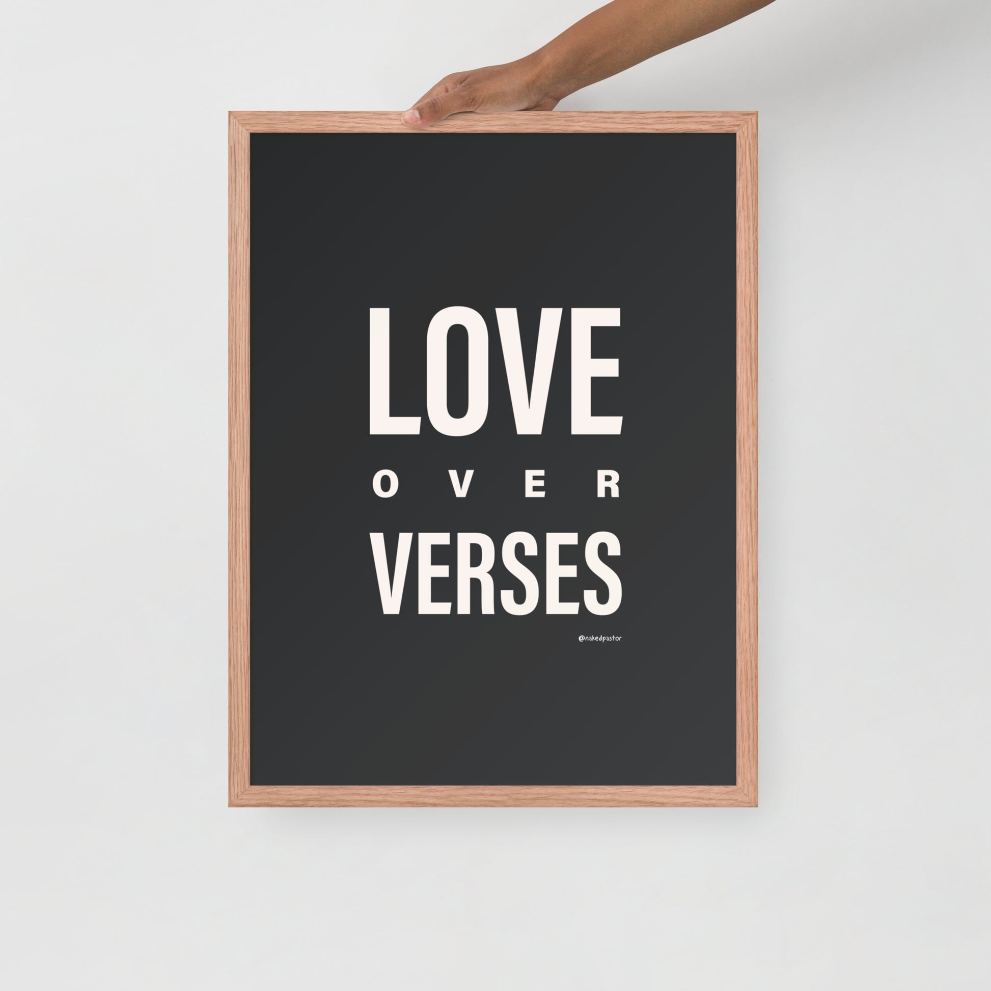 Love Over Verses Print-Drawings-nakedpastor