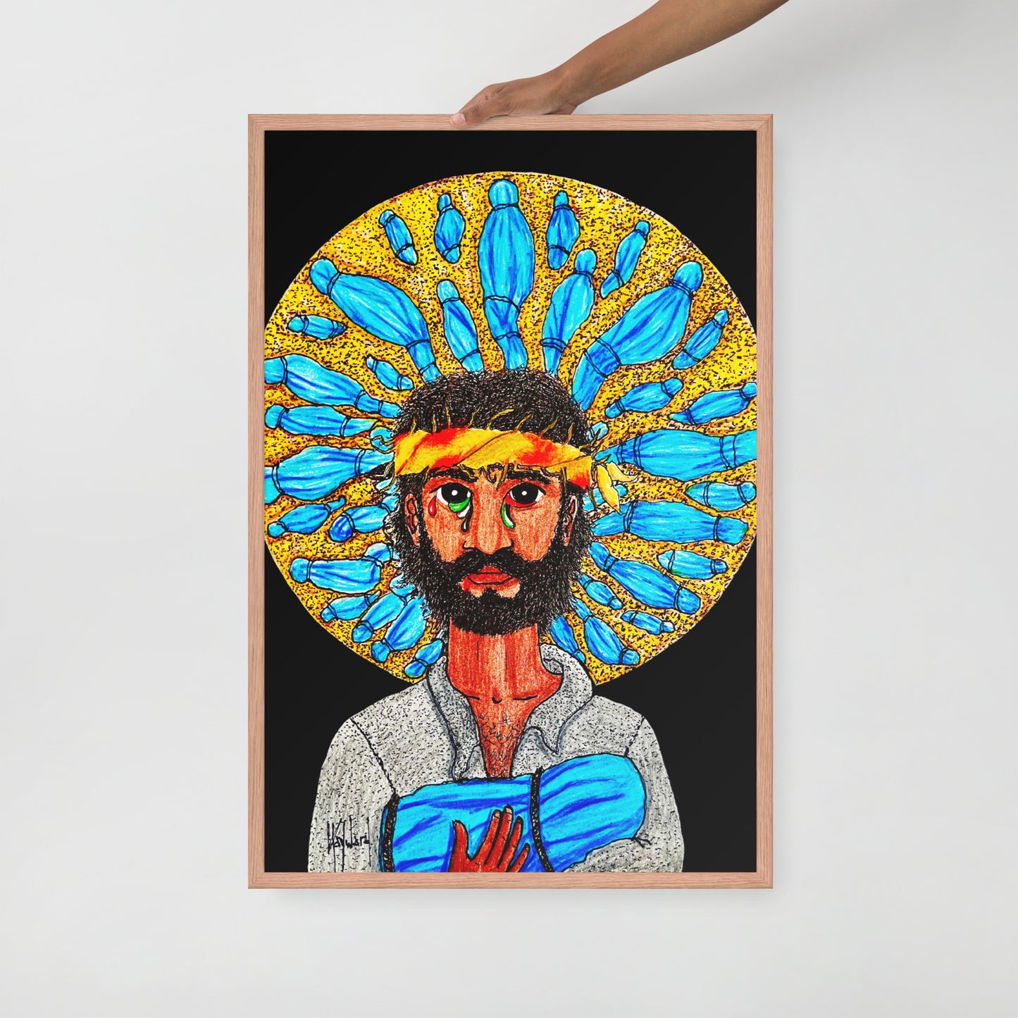 Gaze Image of Christ Print