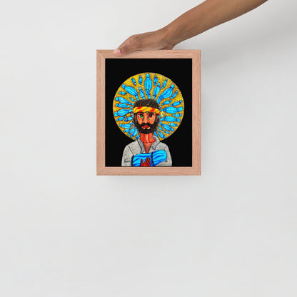 Gaze Image of Christ Print - by nakedpastor