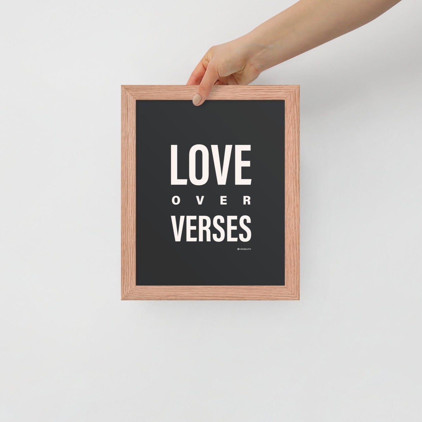 Love Over Verses Print-Drawings-nakedpastor