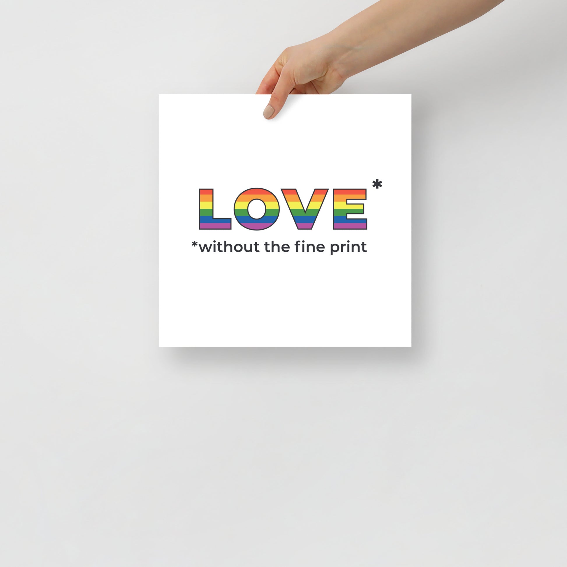 Love Without the Fine Print Cartoon Print-Cartoons-nakedpastor