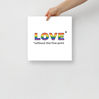 Love Without the Fine Print Cartoon Print-Cartoons-nakedpastor