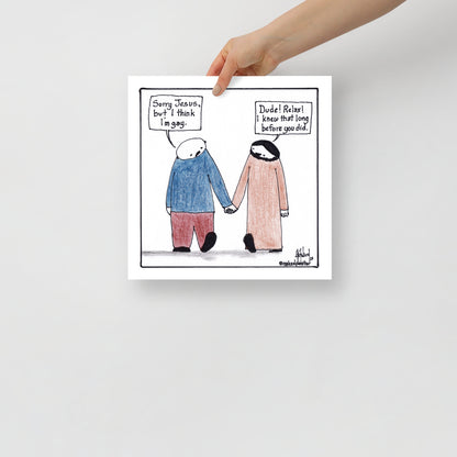 I Think I'm Gay Print-Cartoons-nakedpastor