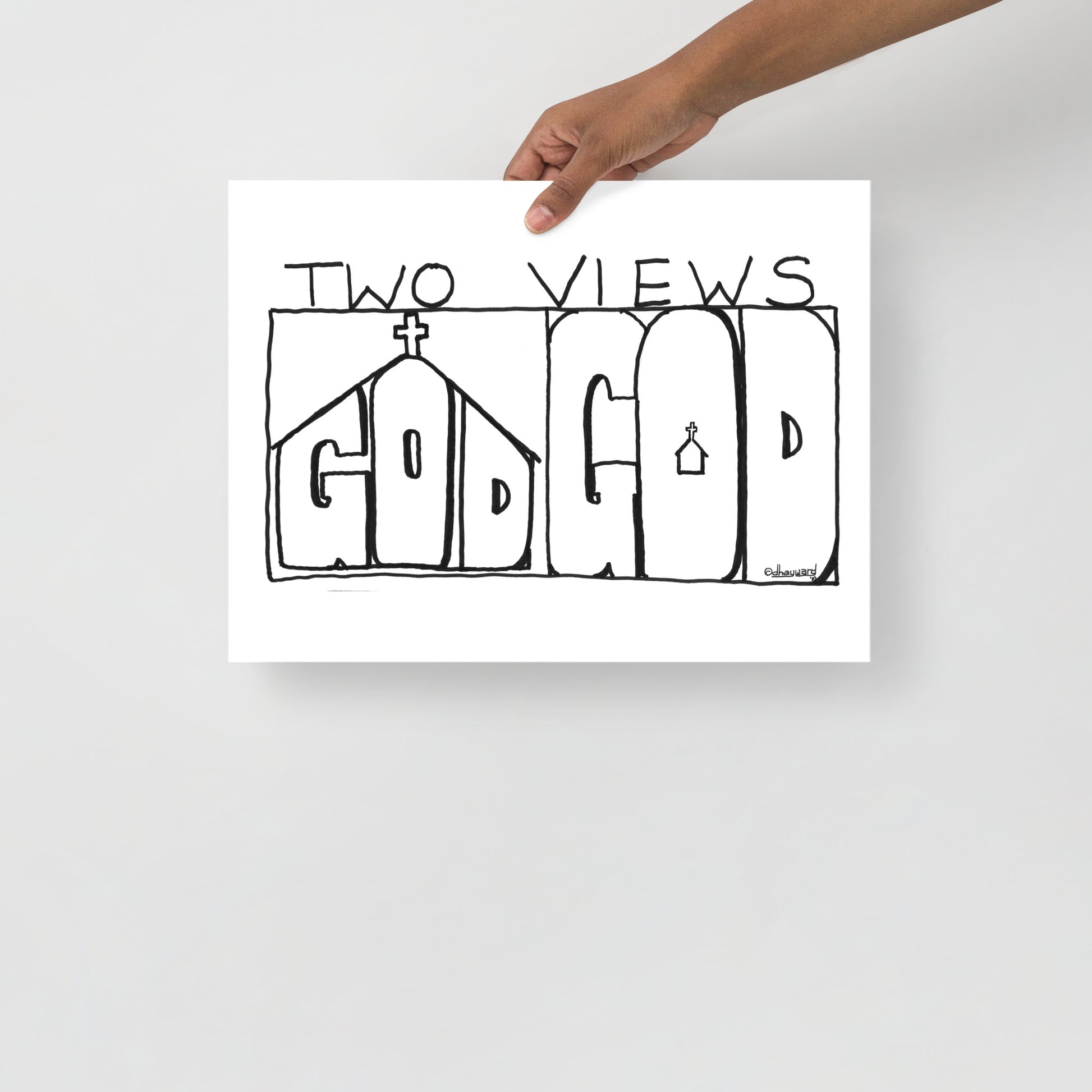 Two Views Print-Cartoons-nakedpastor