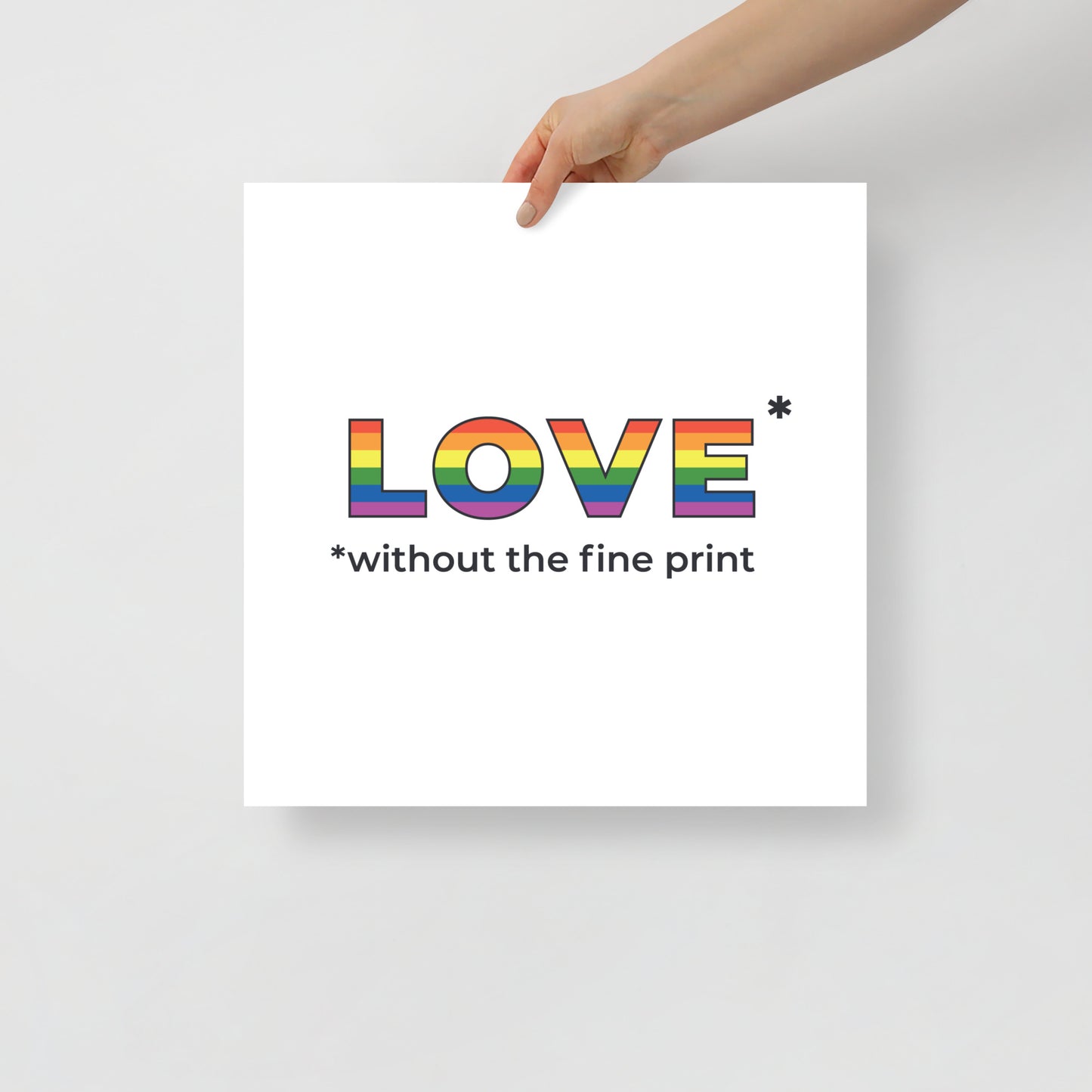 Love Without the Fine Print Cartoon Print-Cartoons-nakedpastor