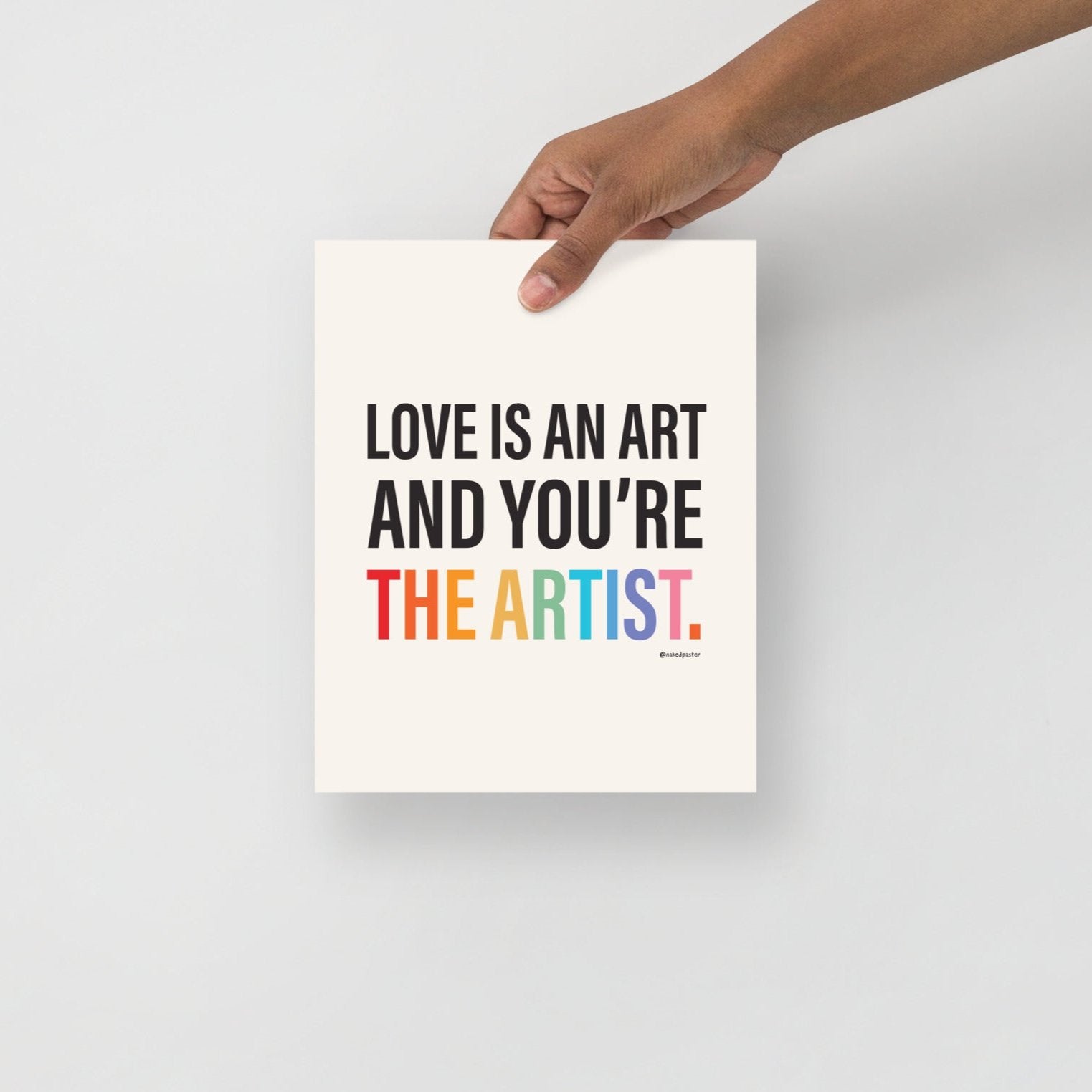 Love Is An Art and You're The Artist-Drawings-nakedpastor