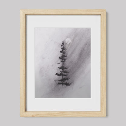Enlighten Me Charcoal Drawing Print-Drawings-nakedpastor
