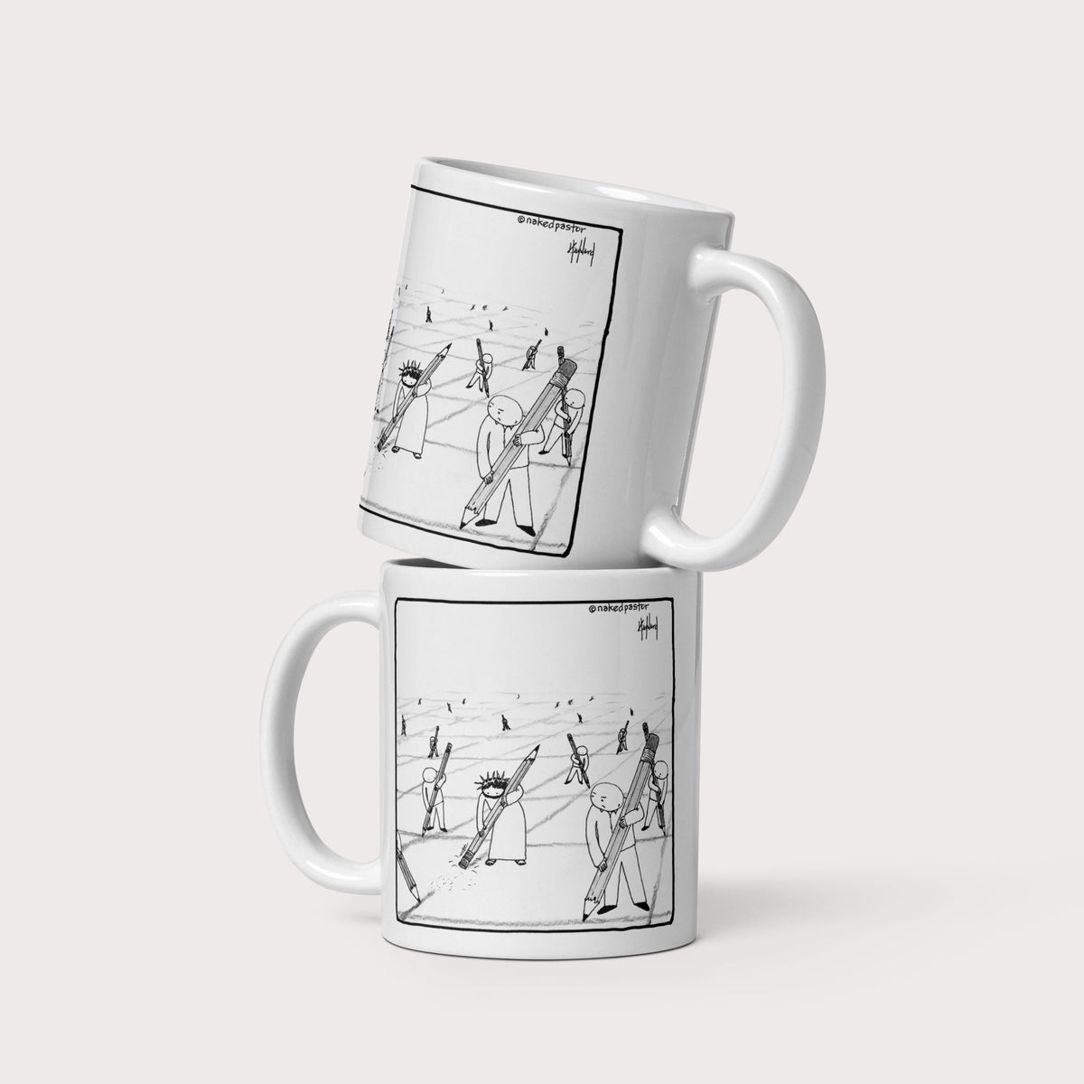 Eraser Mug - by nakedpastor