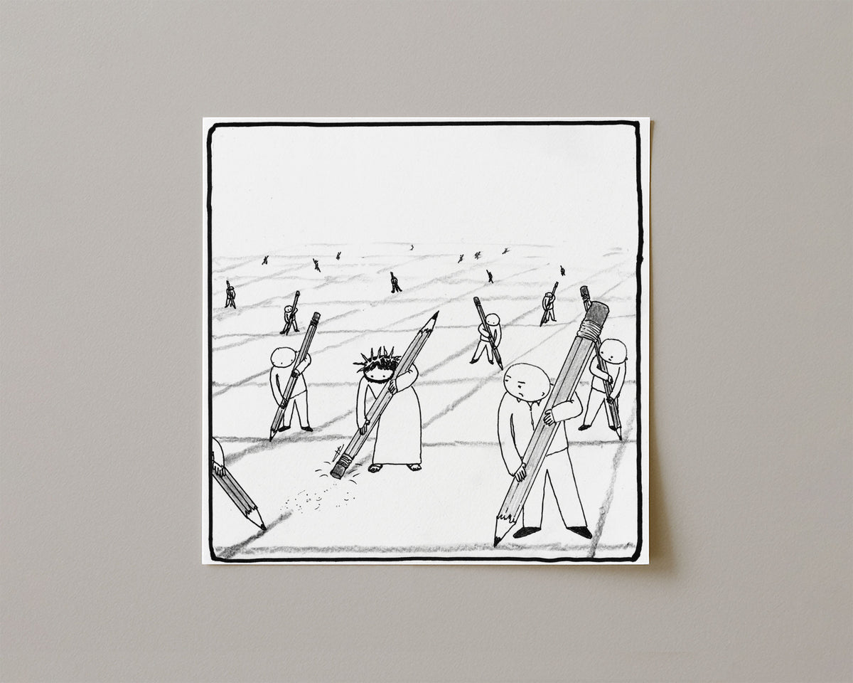 Jesus Eraser Print-Cartoons-nakedpastor