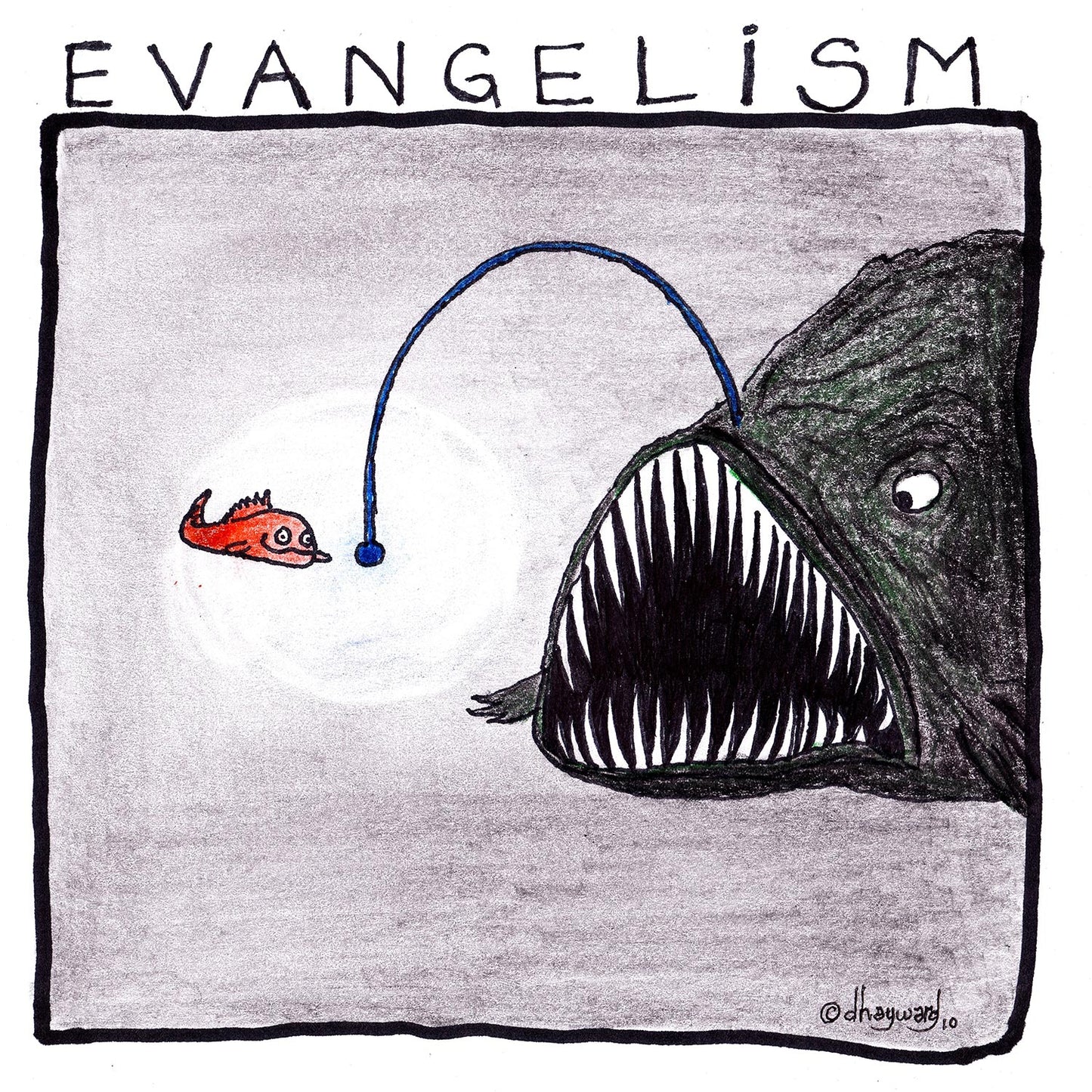 Evangelism Digital Cartoon