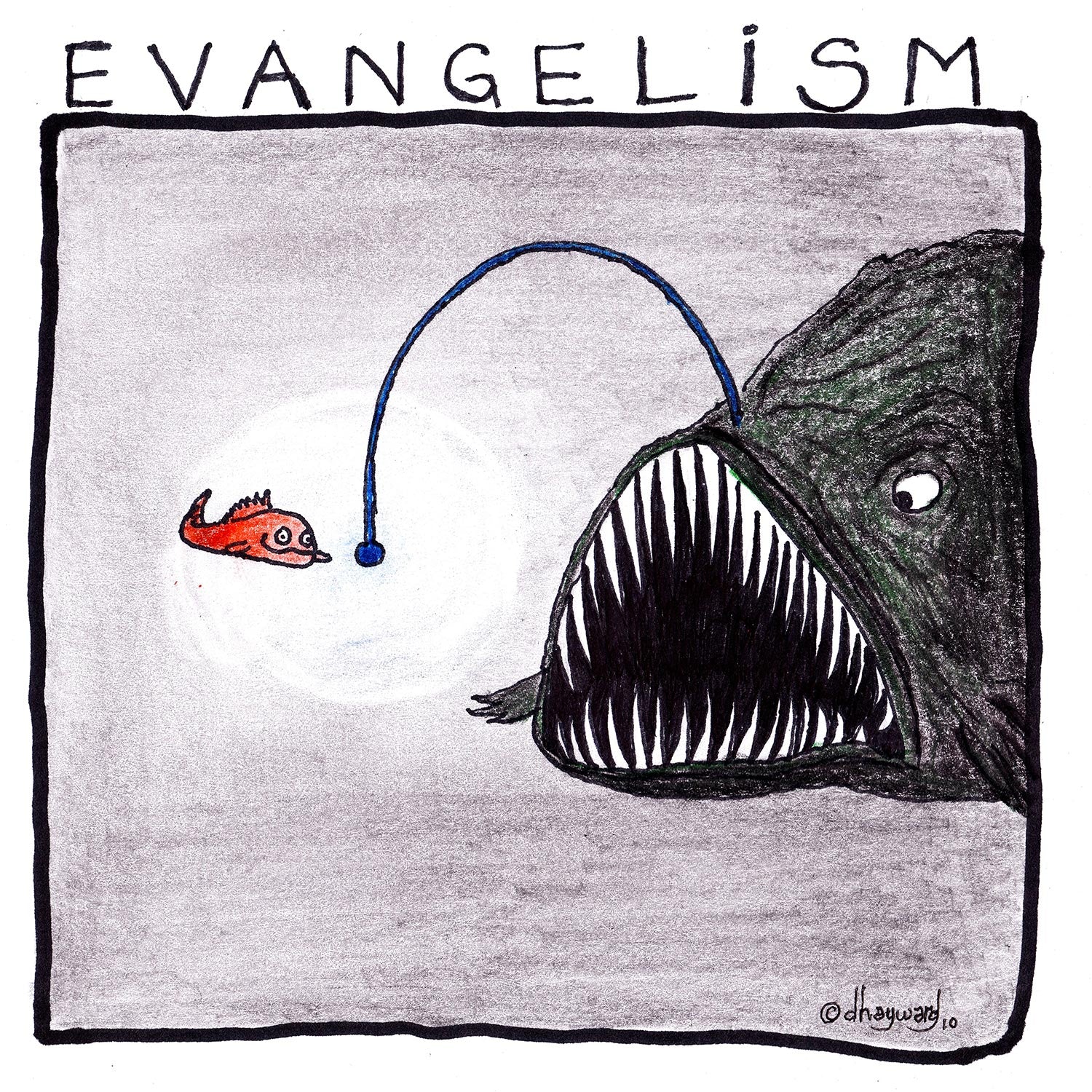 Evangelism Digital Cartoon - by nakedpastor