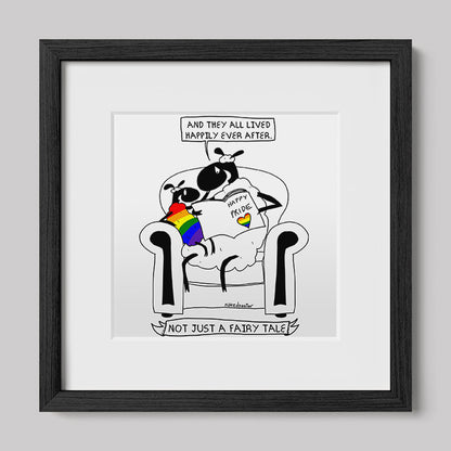 Not Just a Fairy Tale Pride Art Print-Print-nakedpastor