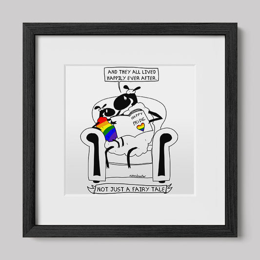Not Just a Fairy Tale Pride Art Print-Print-nakedpastor