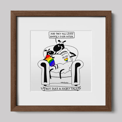 Not Just a Fairy Tale Pride Art Print-Print-nakedpastor