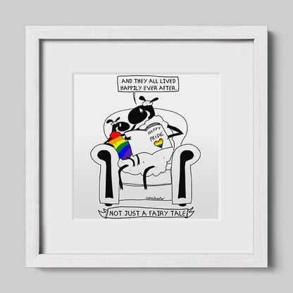 Not Just a Fairy Tale Pride Art Print-Print-nakedpastor