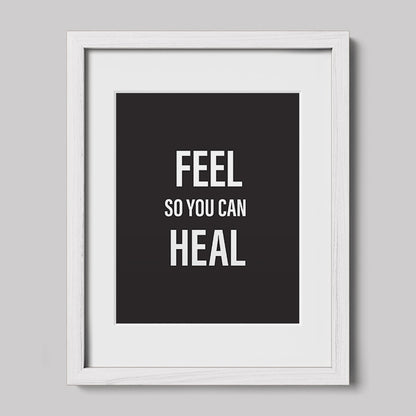 Feel So You Can Heal - Black