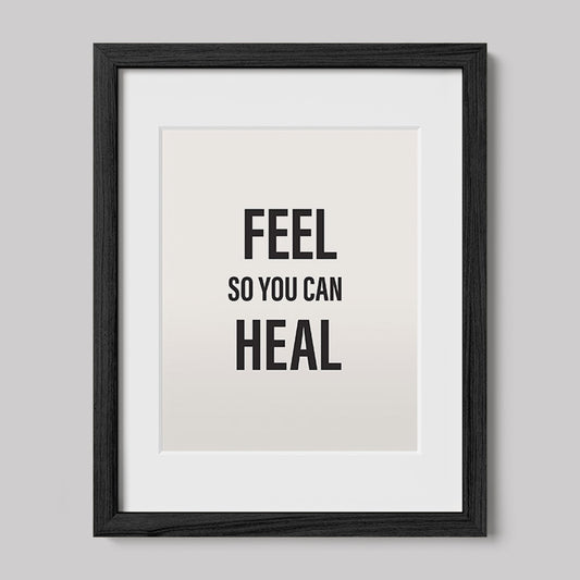 Feel So You Can Heal - Off-White