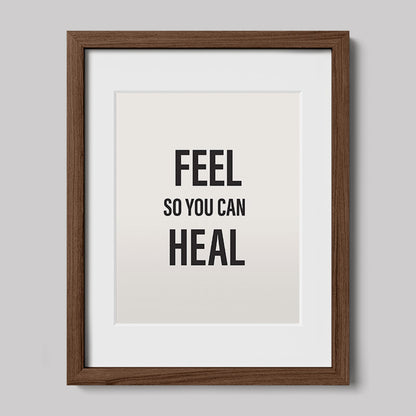 Feel So You Can Heal - Off-White