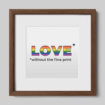 Love Without the Fine Print Cartoon Print-Cartoons-nakedpastor
