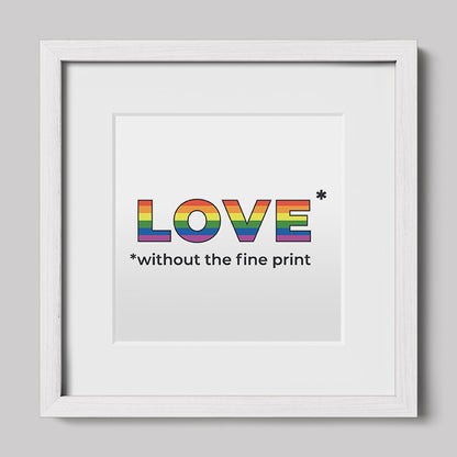 Love Without the Fine Print Cartoon Print-Cartoons-nakedpastor