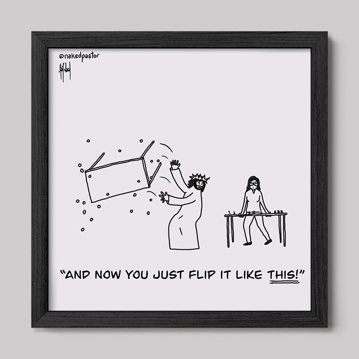 Flip It Like This Print-Cartoons-nakedpastor