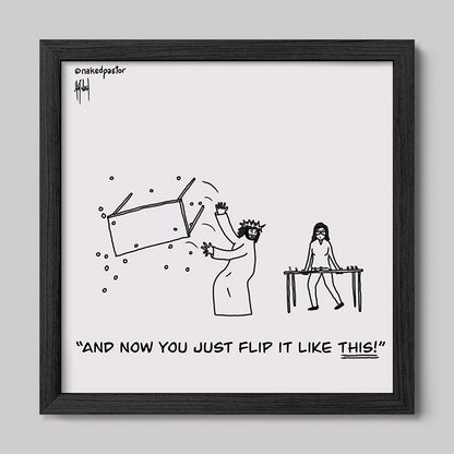 Flip It Like This Print-Cartoons-nakedpastor