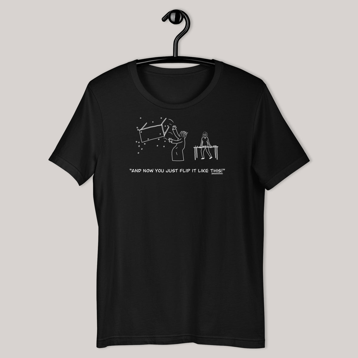Jesus Flip It Like This T-Shirt - by nakedpastor