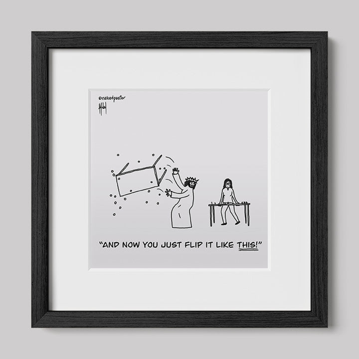Flip It Like This Print-Cartoons-nakedpastor