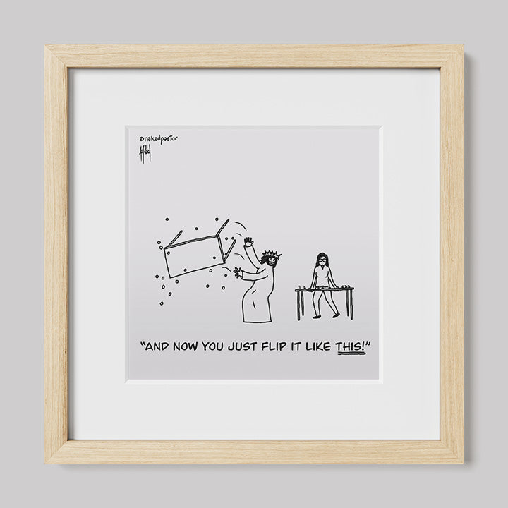 Flip It Like This Print-Cartoons-nakedpastor