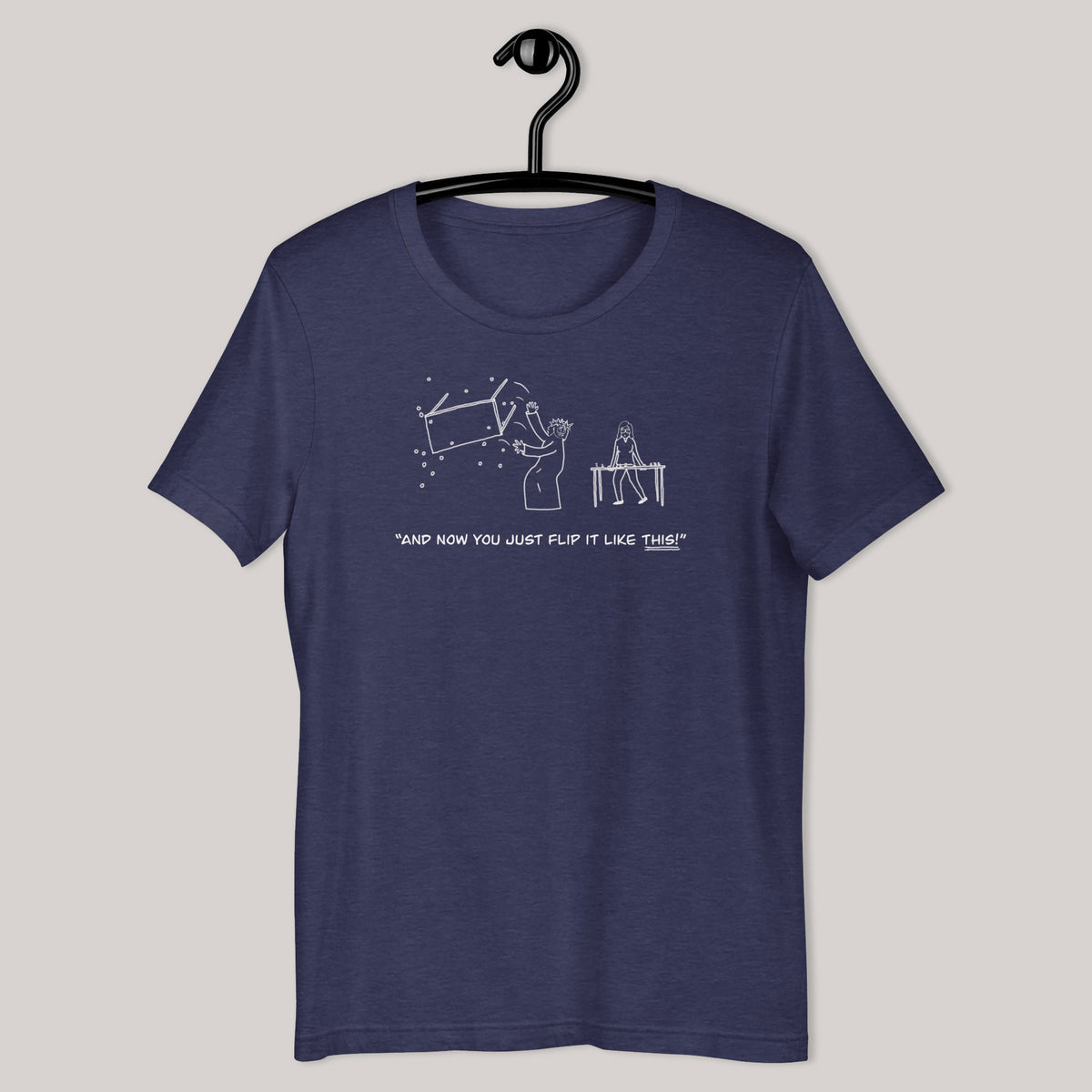Jesus Flip It Like This T-Shirt - by nakedpastor