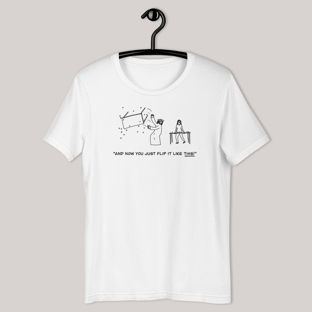 Jesus Flip It Like This T-Shirt - by nakedpastor