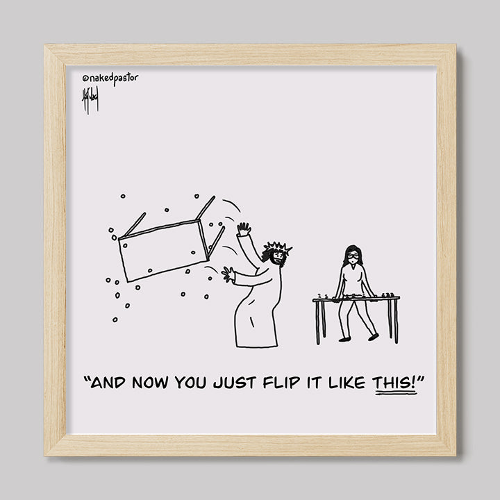 Flip It Like This Print-Cartoons-nakedpastor