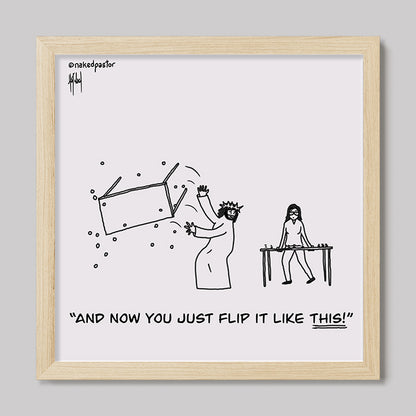 Flip It Like This Print-Cartoons-nakedpastor