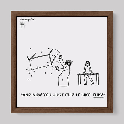 Flip It Like This Print-Cartoons-nakedpastor