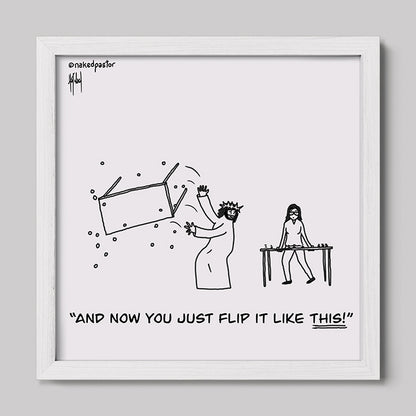 Flip It Like This Print-Cartoons-nakedpastor