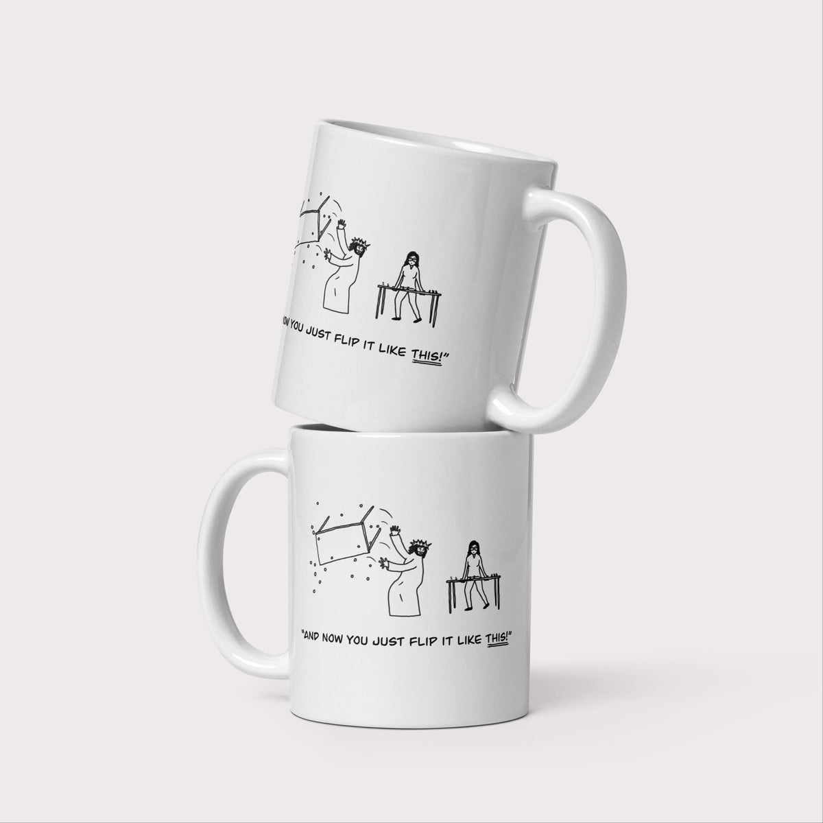 Flip It Like This! Mug - by nakedpastor