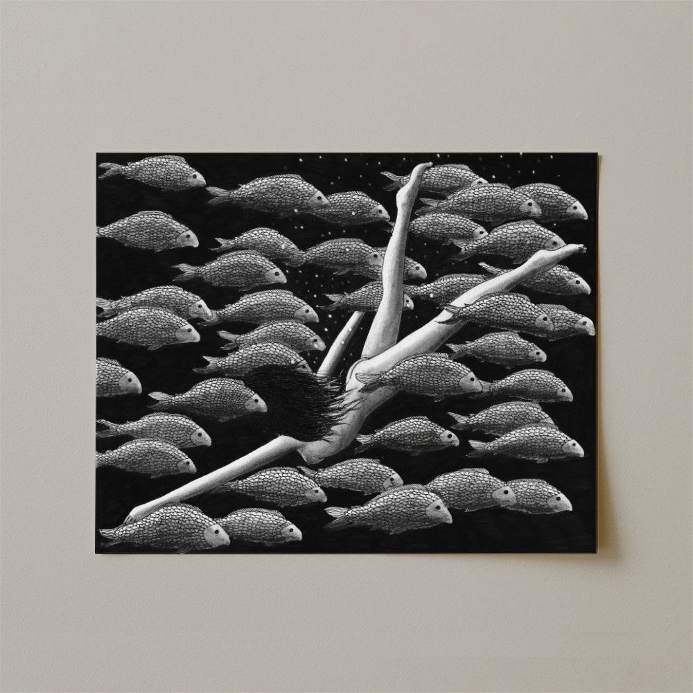 Sophia Flow Print-Drawings-nakedpastor