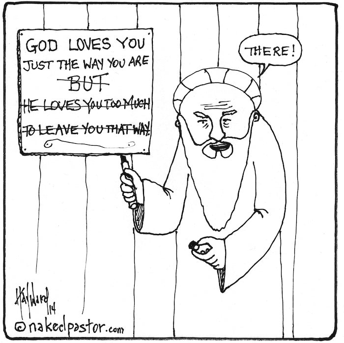 God Loves Digital Cartoon - by nakedpastor